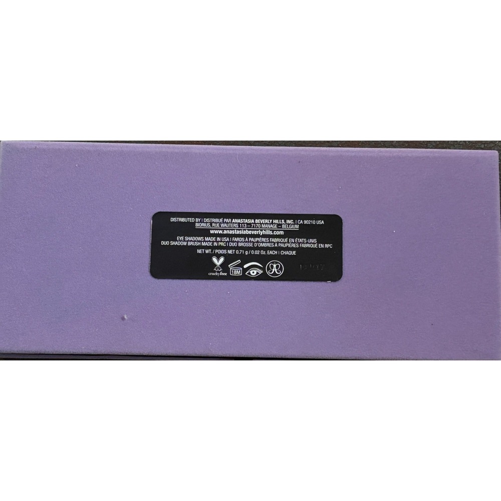 Anastasia Beverly Hills Norvina 14 Eye Shadows Palette & brush new w/o box - Picture 2 of 7
